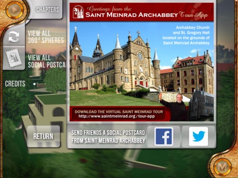 Saint Meinrad Archabbey iPad Tour App screenshot 2