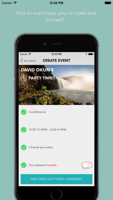 Screenshot #2 pour Afterparty - Realtime Photo Sharing