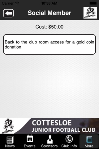 Cottesloe Junior Football Club screenshot 4