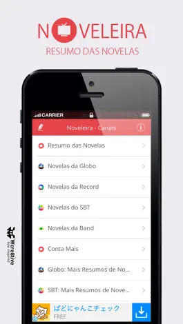 Game screenshot Noveleira - Resumo das Novelas da TV apk