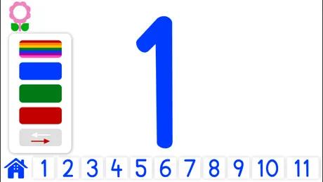 子どもの１２３「幼稚園の学校向け数字のフラッシュカード」