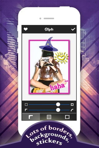 Snap Shape - Frame Photo Editor to collage pic & add caption screenshot 3