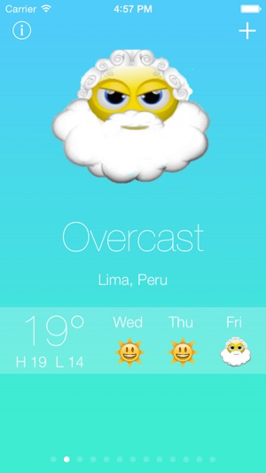 Emoji Weather - Fun emoji and emoticon weather reports and f(圖2)-速報App