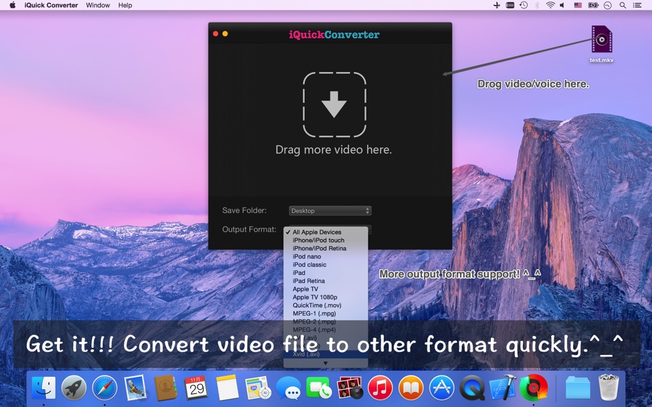 iQuick Converter - Popular video converter, support almost all video format. - 2.0 - (macOS)