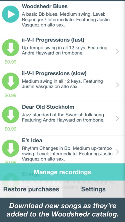 Woodshedr - Jazz PlayAlong screenshot-3
