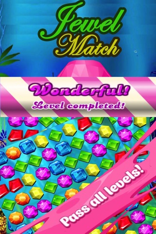 Jewel Match Magic HD - The Best Free match 3 puzzle game for kids and girls screenshot 2