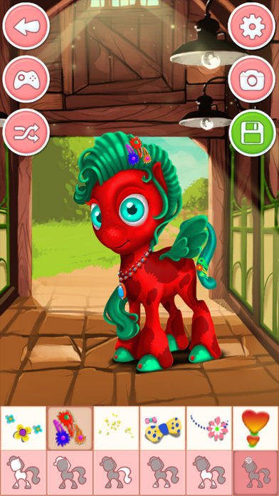 Screenshot #2 pour Jeux d'habillage pour filles: déguise ton poney