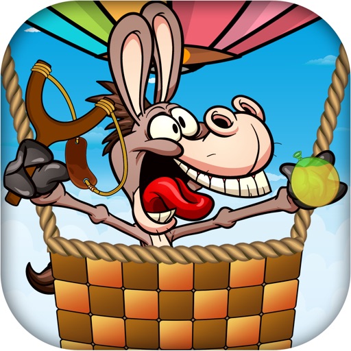 Donkey Slingshot Revenge - Flying Pigs Chase Mania FREE