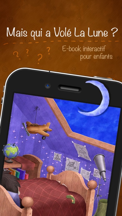 Screenshot #1 pour Mais qui a Volé La Lune? - version gratuite - E-book interactif pour enfants (version iPhone)