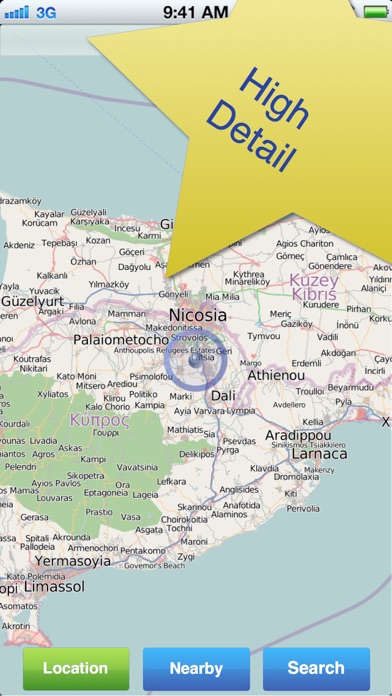 Cyprus No1. Offline Map Screenshot 1