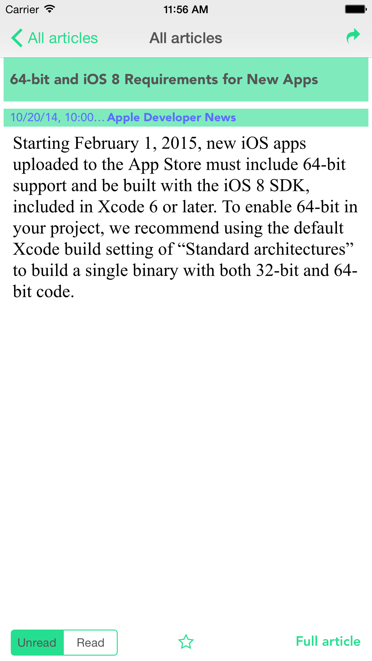 TTRSS Reader 2 screenshot 4