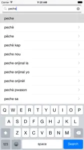 English Haitian Creole best dictionary translate - Angle kreyòl ayisyen pi bon diksyonè tradiksyon screenshot #5 for iPhone