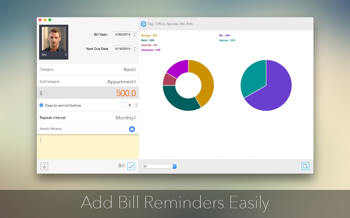 ‎Bill Reminder on the Mac App Store