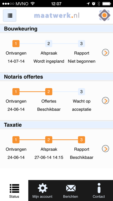 Screenshot #1 pour maatwerk.nl