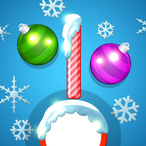 Candy Cane Juggling ! Top free christmas games , merry christmas countdown! iOS App