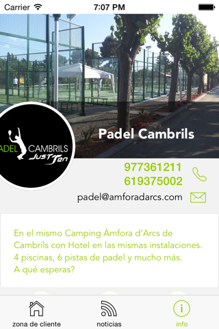 Padel Cambrils screenshot 3