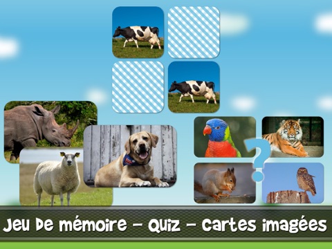 Screenshot #4 pour des sons d'animaux et des photos pour les enfants et les bébés - Apprendre les sons d'animaux avec jeu de mémoire