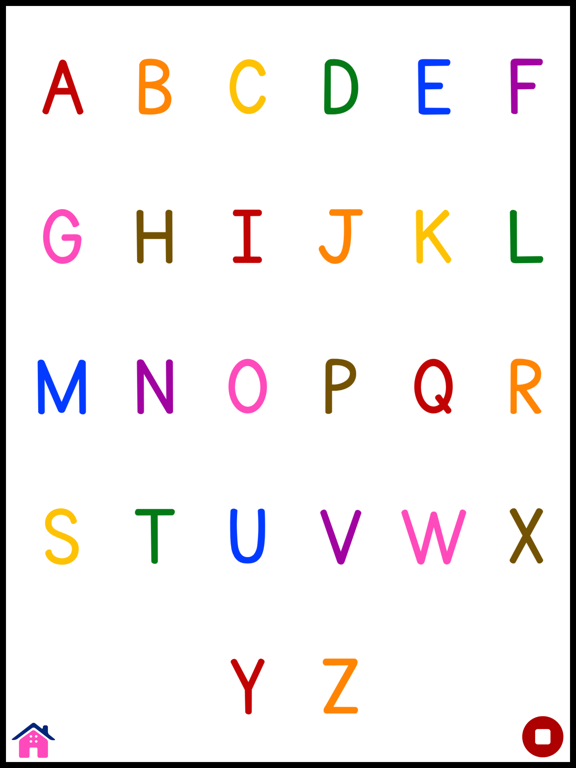 A for Apple (Alphabets Flashcards for Preschool Kids) iPad screenshot