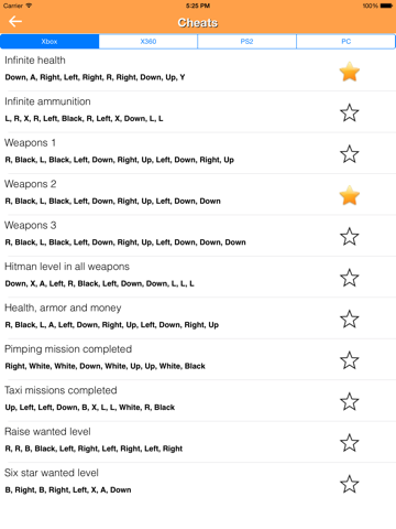 Screenshot #5 pour Cheats for GTA SA