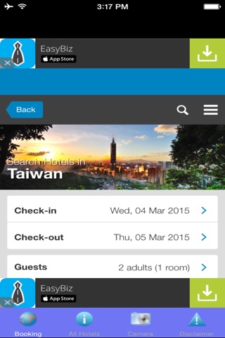 Taiwan Hotel screenshot 2