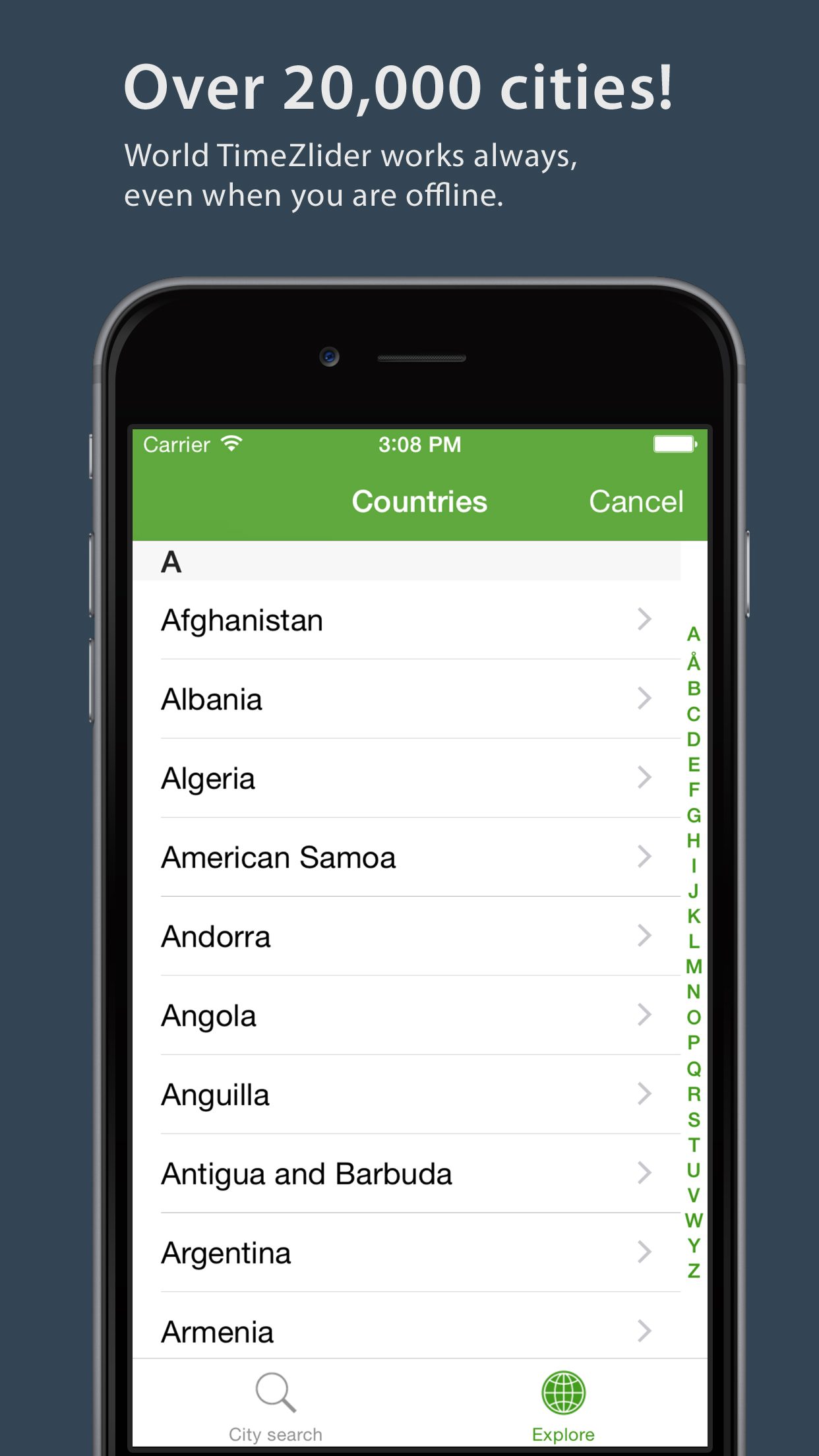 World TimeZlider - Convert time, schedule and share