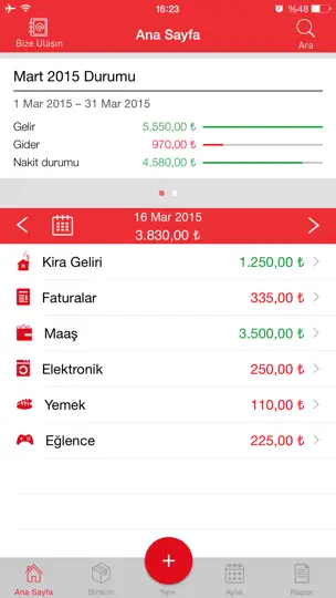 Cep Bütçem iPhone Ekran Görüntüsü 1