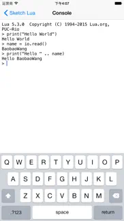 sketch lua iPhone Captures Décran 4