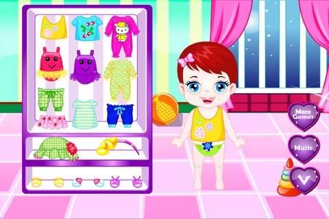 Baby Lulu Bathing screenshot 2