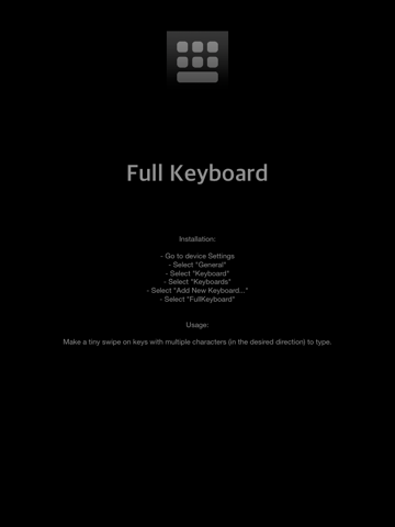 Screenshot #5 pour Full Keyboard (for big fingers)
