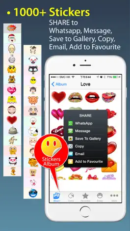 Game screenshot Stickers Free + Emoji Keyboard & Emoji Art apk