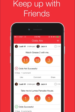 Odds Are - the best way to challenge your friends screenshot 4