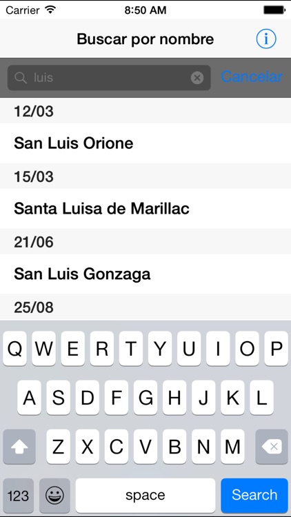 Santoral screenshot-3