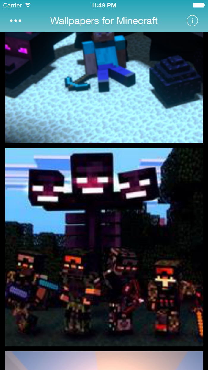 Wallpapers for Minecraft with Filters