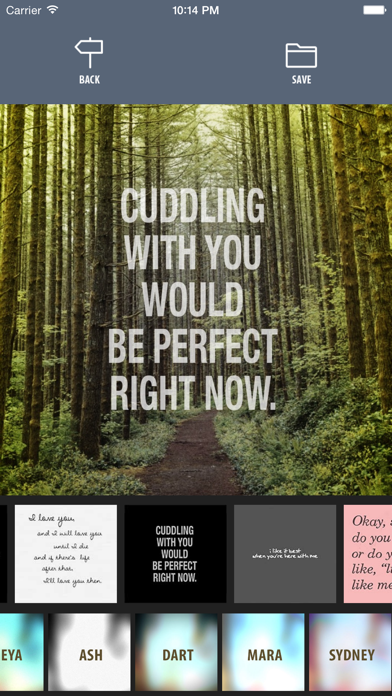 Feels Lite - Make the perfect picture to show how you feel iPhone screenshot 4 - Photo & Video app