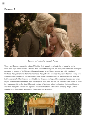 Screenshot #6 pour Woololo for Game of Thrones Characters