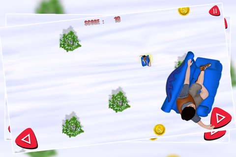 Downhill Snow Couch : The Crazy Furniture Top Fun Mountain Race - Gold screenshot 3
