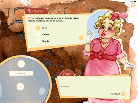 The Abettor's Letters: French screenshot 4