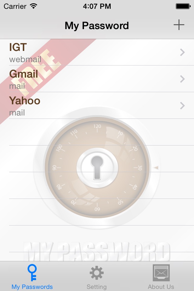 My Password Locker Free screenshot 3