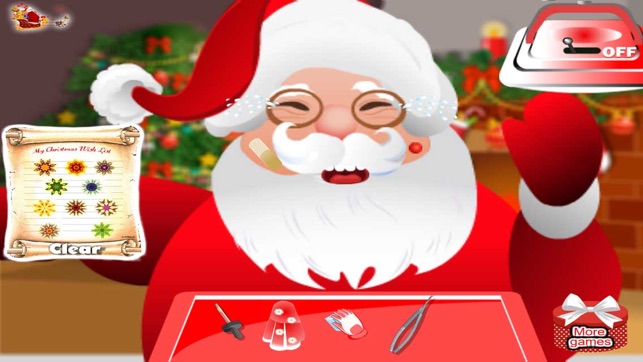 Injured Santa