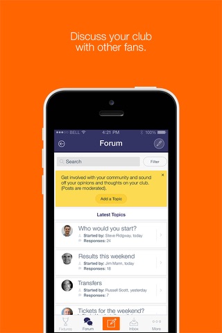 Fan App for Luton Town FC - náhled