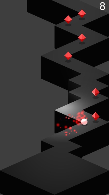 Zick zack HD - free zig and zag blocks escape & avoid room edges game