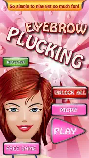 hairy eyebrow plucking salon game - beautiful brows for trendy princess pou girls free айфон картинки 4