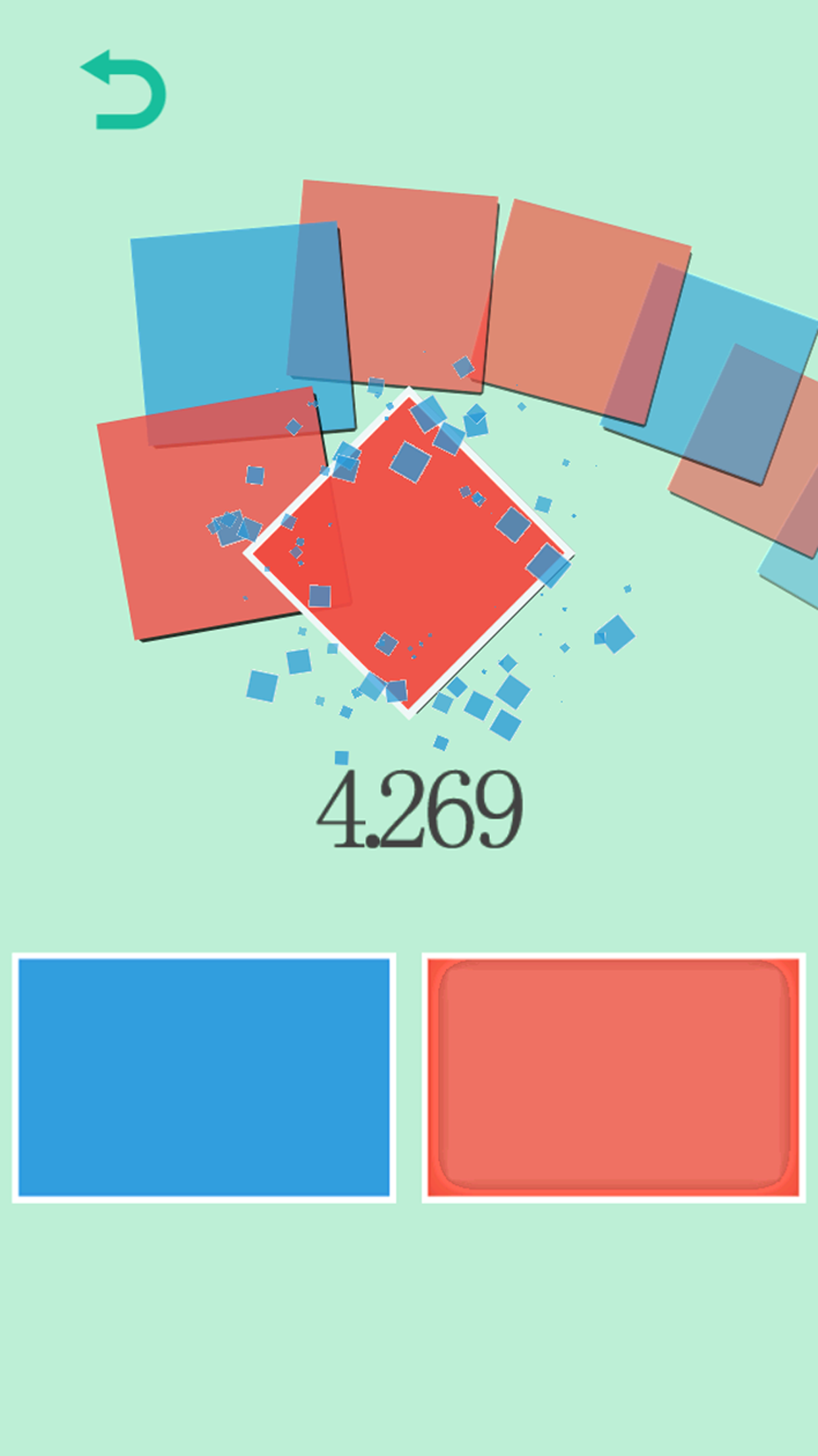 Red vs. Blue - Don't Tap Wrong The Color Tiles screenshot 3