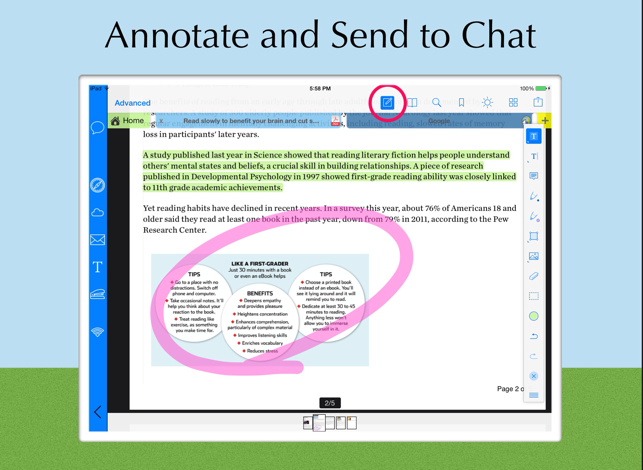 ‎ViewChat PDF Reader with Instant PDF Converter - Best PDF collaboration tools! Screenshot