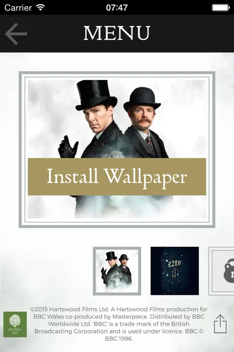 Sherlock The Abominable Bride App