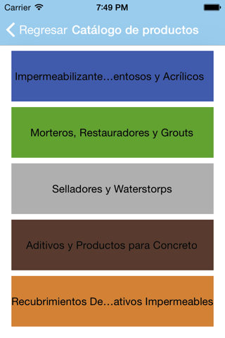 Retex: Catálogo de Productos screenshot 2