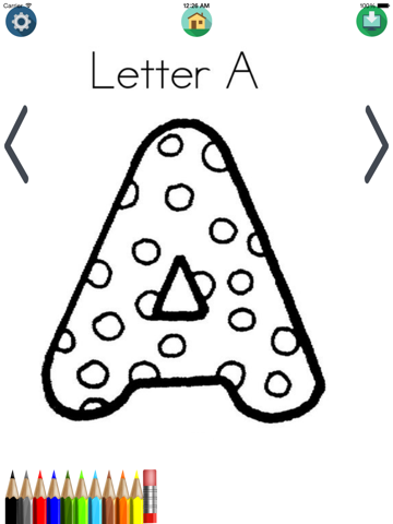 Screenshot #5 pour Kids Coloring Pad ABC