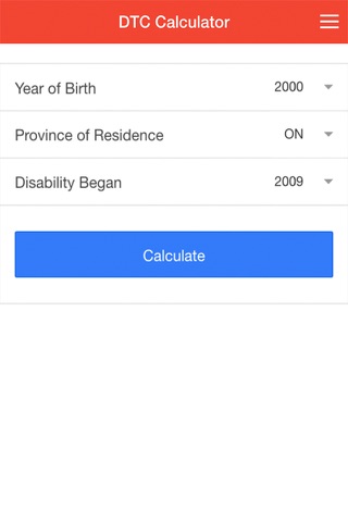 Disability Tax Credit Calculator screenshot 2