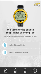 Suunto Zoop-Vyper screenshot