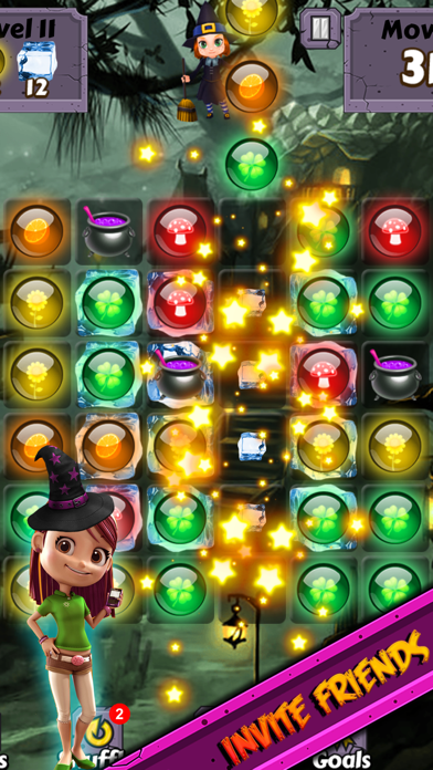 Screenshot #1 pour Bubble Girl Soda Witch - Pop the yummy gem candy and easy shooter puzzle